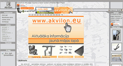 Desktop Screenshot of akvilon.lv