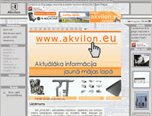Tablet Screenshot of akvilon.lv
